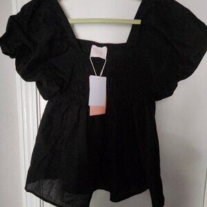 Lullaby Club babydoll top